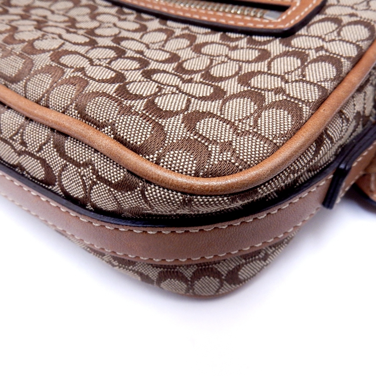 コーチ COACH ショルダーバッグ G3J-6341 ミニシグネチャー ベージュ系 