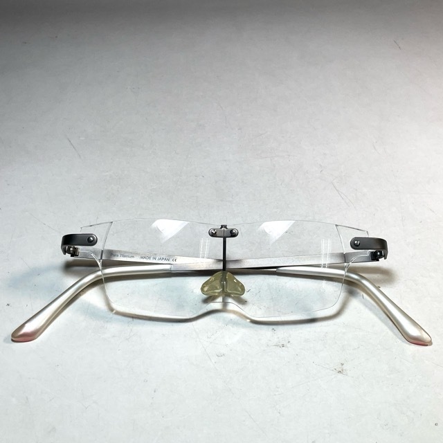 Hazuki ハズキルーペ ペア・ルーペ Pure Titanium チタニウム 1.6倍