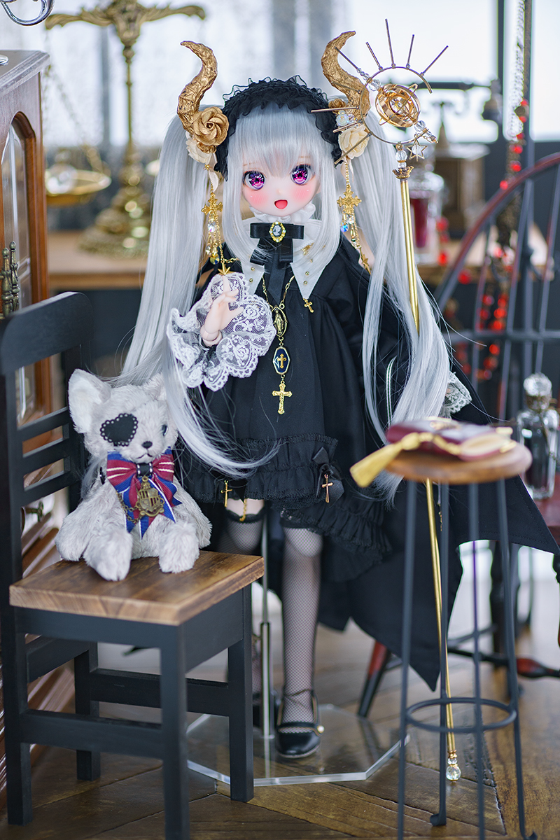 Poe-Poe】 DDH-01 カスタムヘッド (SW肌) + アイ4種 おまけ ウィッグ