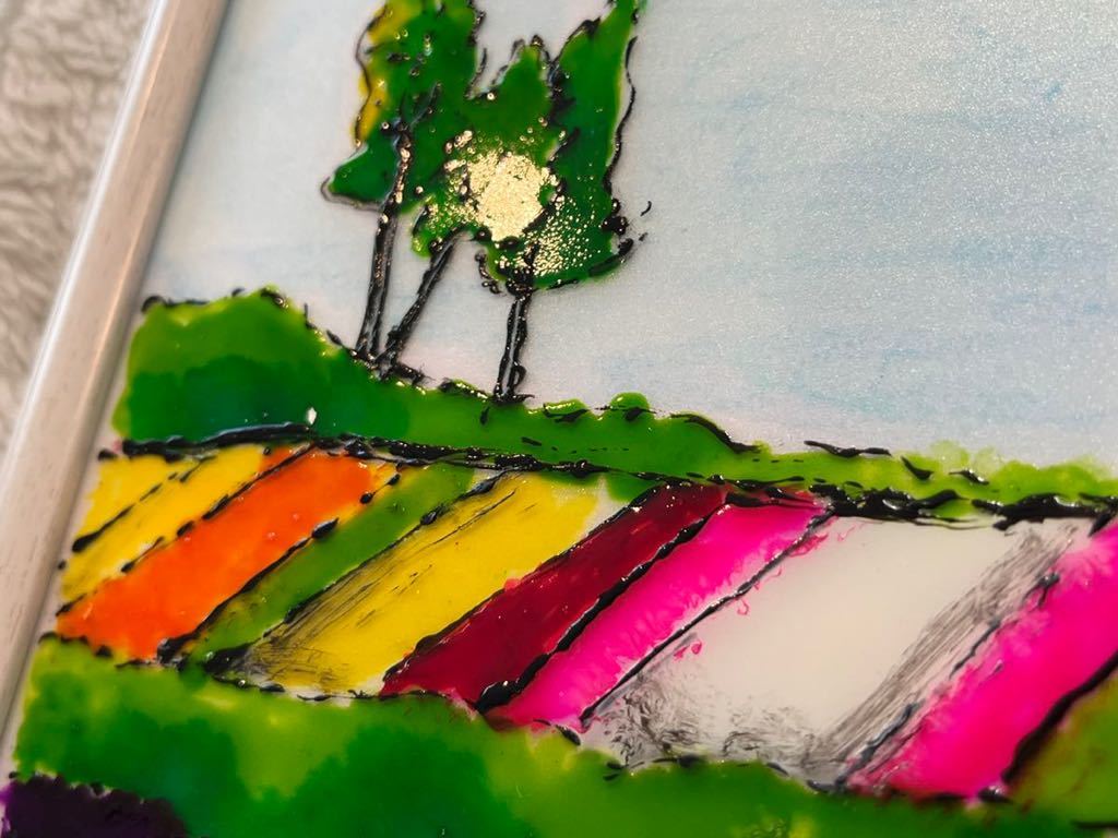ステンドグラス風 アート ガラス絵風アクリル板製 花畑 風景画 富良野 北海道 風水 絵画 額縁 フラワー ラベンダー ヨーロッパ 絵画 売買されたオークション情報 Yahooの商品情報をアーカイブ公開 オークファン Aucfan Com