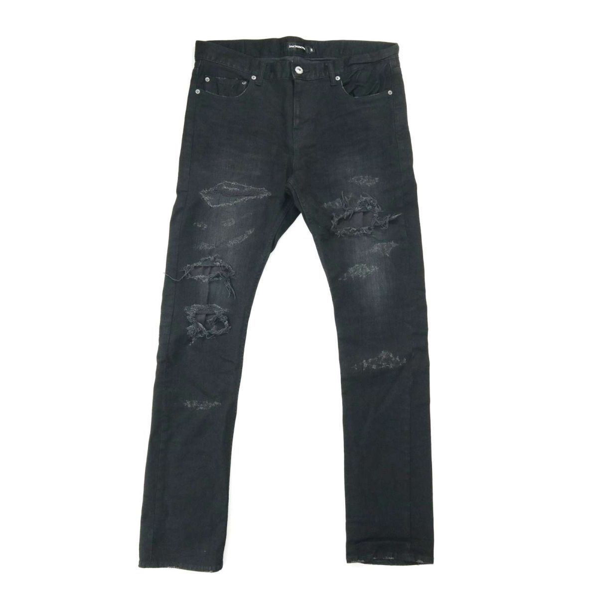 JACKROSE ジャックローズ クラッシュ&リペア加工☆ ストレッチ 