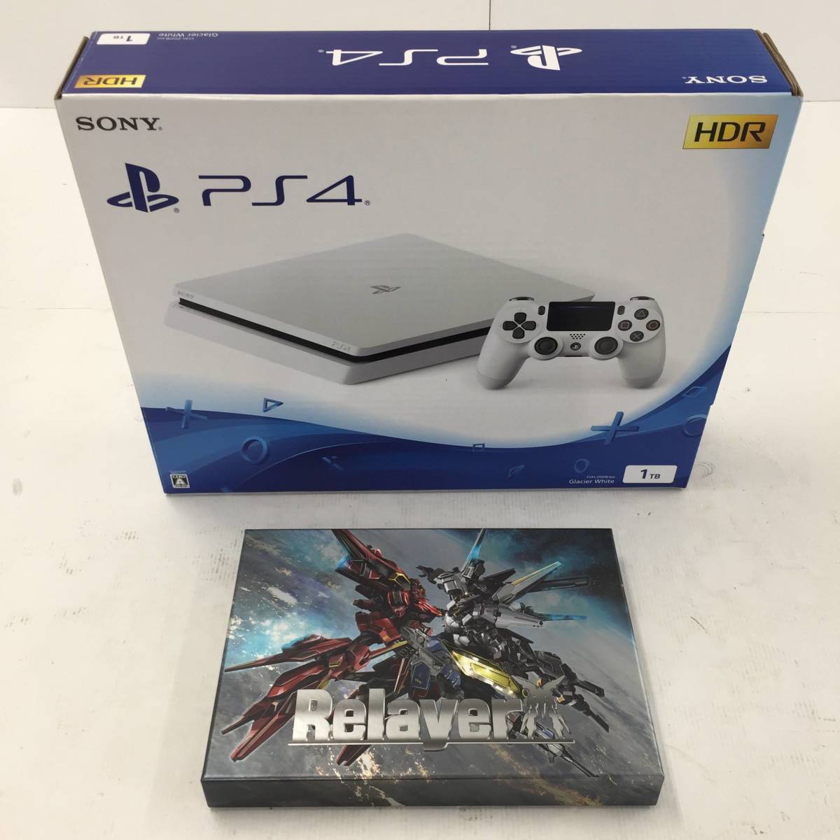 1円～】PS4 プレステ4 本体(CUH-2100B B02 1TB) ＋ソフト Relayer  