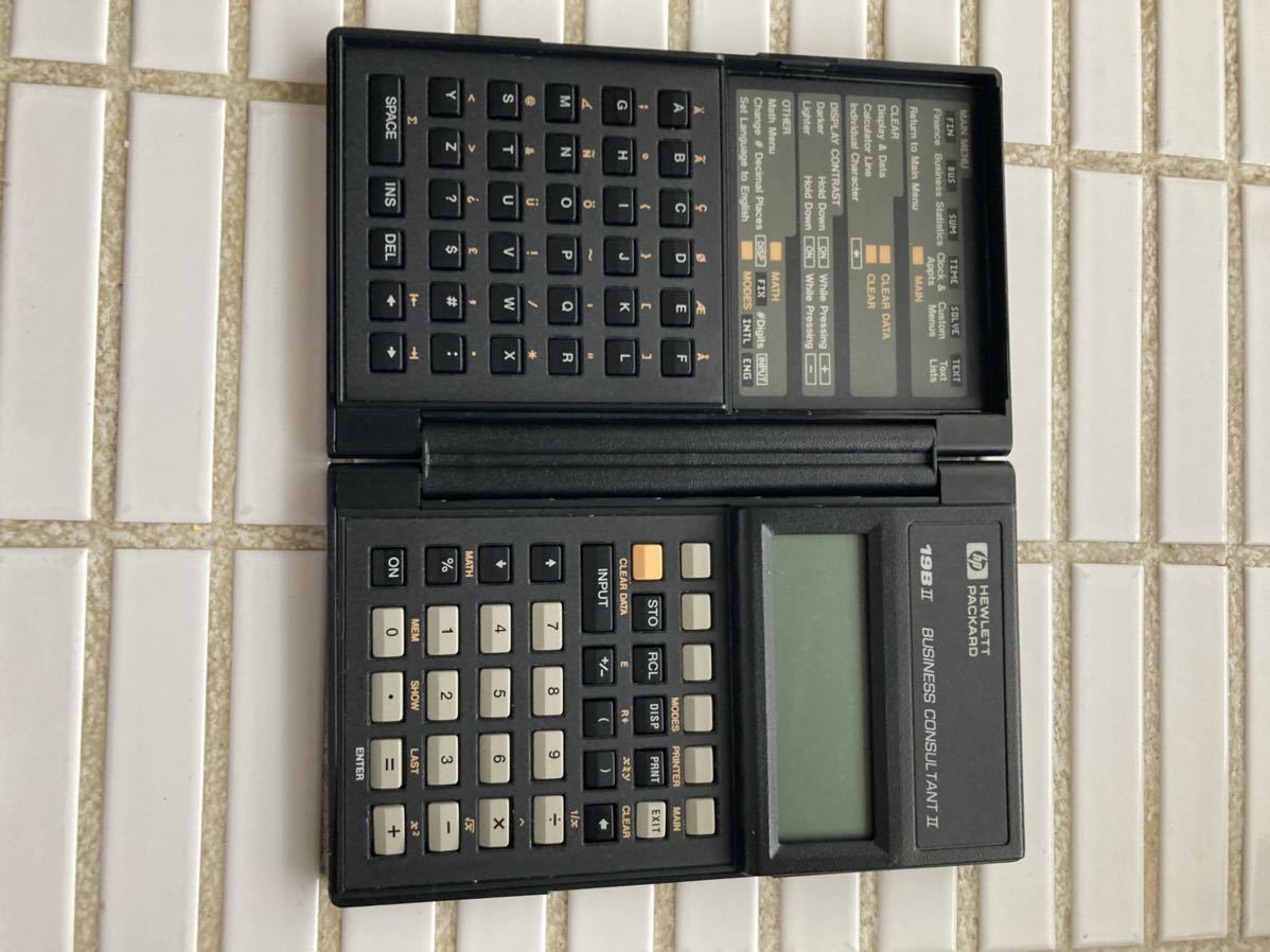 電卓 HP ヒューレットパッカード Business Consultant II HP 19BII