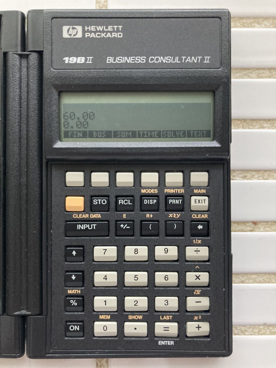電卓 HP ヒューレットパッカード Business Consultant II HP 19BII