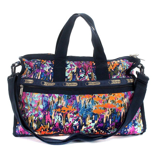 超激得，正規品 レスポートサック LesportSAC ボストンバッグ ショルダーバッグ 2way 総柄 マルチカラー /AK23 レディース(ボストンバッグ)｜売買されたオークション情報、yahooの商品情報をアーカイブ公開 - オー かばん、バッグ