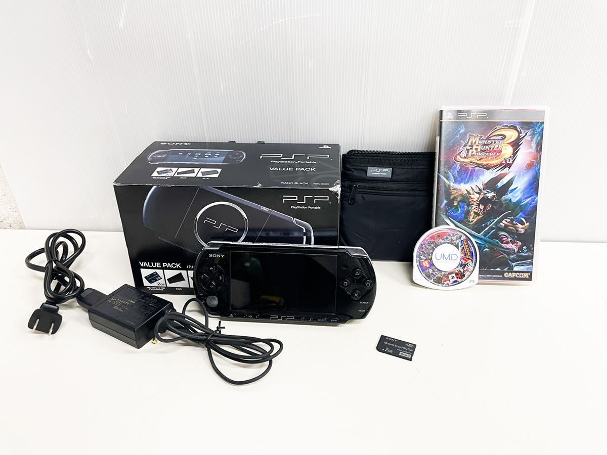 大人気，定番 SONY PSP -3000 プレイステーションポータブル バリューパック 本体 ゲームソフト セット(PSP3000シリーズ)｜売買されたオークション情報、yahooの商品情報をアーカイブ公開 - オークファン PSP本体