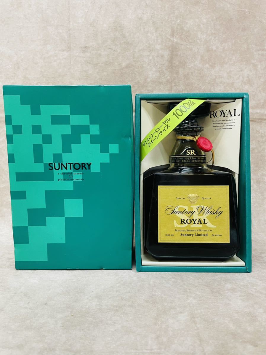 定番人気，爆買い 注意事項必読 未開栓 SUNTORY ROYAL クイーンサイズ サントリー 古酒 サントリーローヤル 1000ml(日本)｜売買されたオークション情報、yahooの商品情報をアーカイブ公開 - オークファン 日本