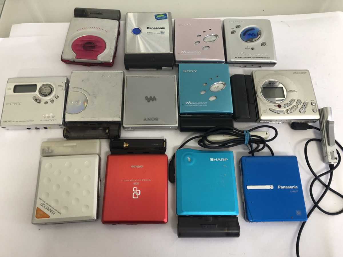 MDプレイヤー13台まとめ売り(再生専用)｜売買されたオークション情報