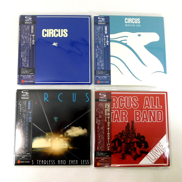 驚きの破格値，新作 サーカス CIRCUS SHM-CD 4タイトルセット 紙ジャケット仕様 ムーヴィン オン/LIVE/他(一般)｜売買されたオークション情報、yahooの商品情報をアーカイブ公開 - オークファン 一般
