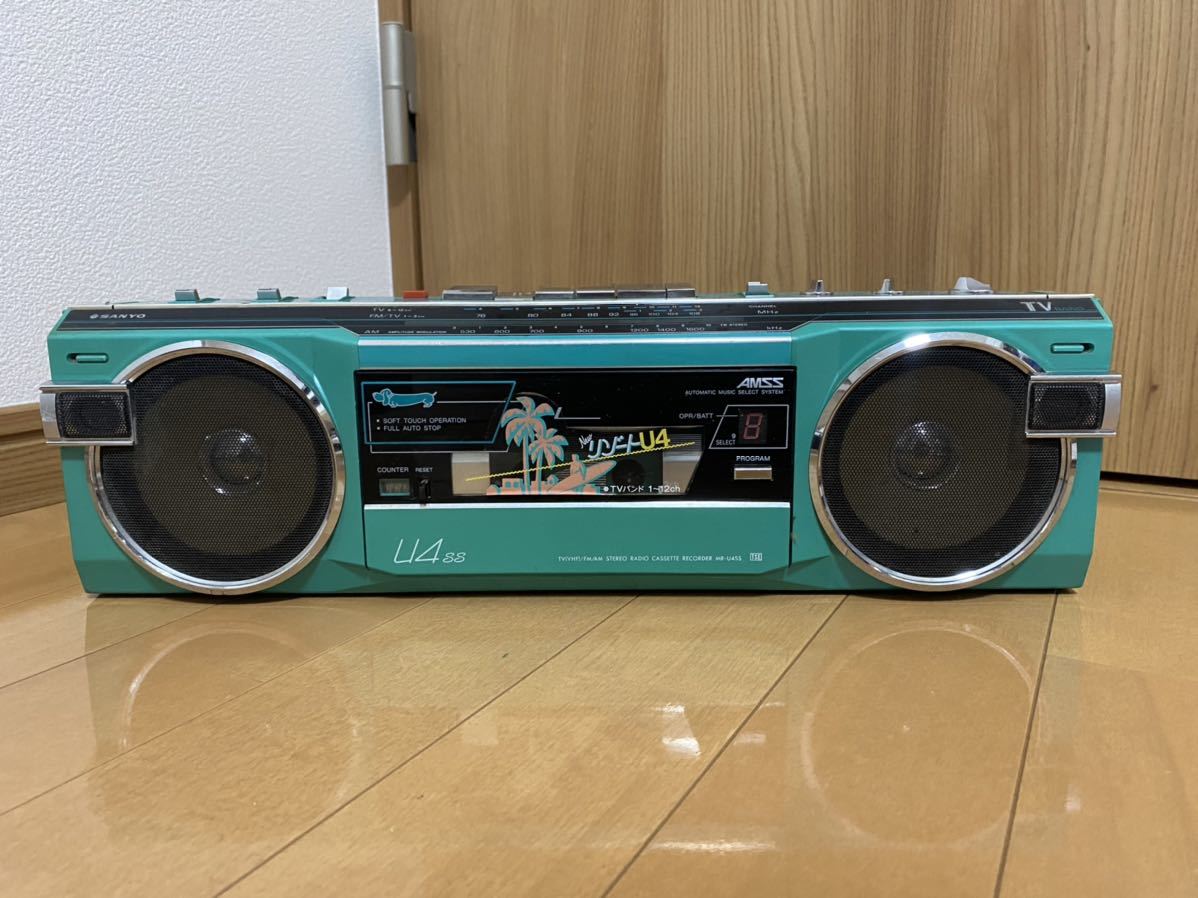 ジャンク】SANYO MR-U4SS ラジカセ SANYO ラジカセ サンヨー MR-U4