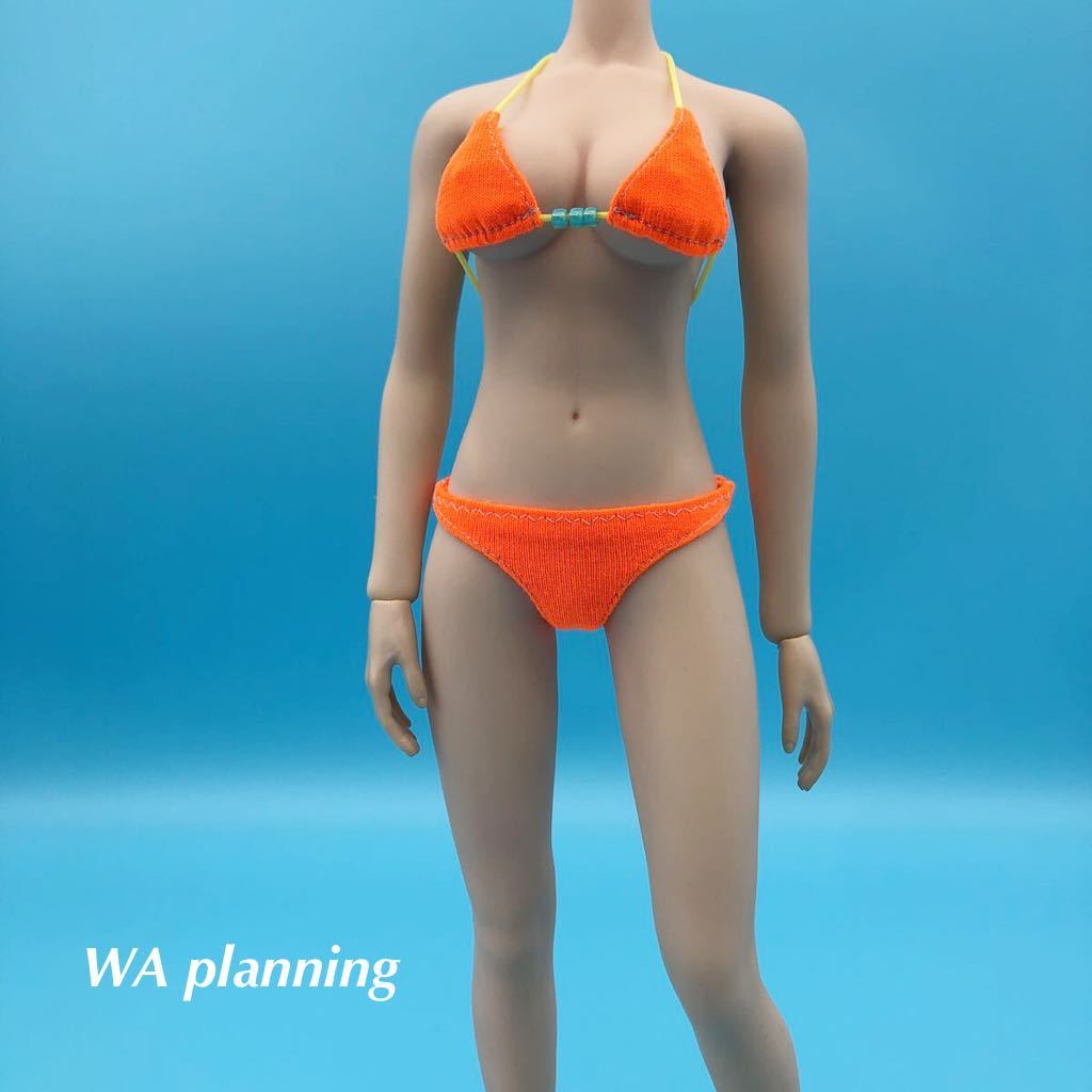 人気セール，送料無料 1/6フィギュアTBLeague/PHICEN 水着 ビキニ 蛍光オレンジ/ニット(クールガール)｜売買されたオークション情報、yahooの商品情報をアーカイブ公開 - オークファン クールガール