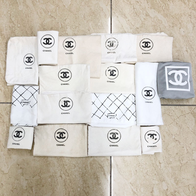 1円スタート シャネル CHANEL 保存袋 まとめ売り その他バッグ ホワイト N3188 シャネル CHANEL 1円スタート シルバー金具 美品 セット
