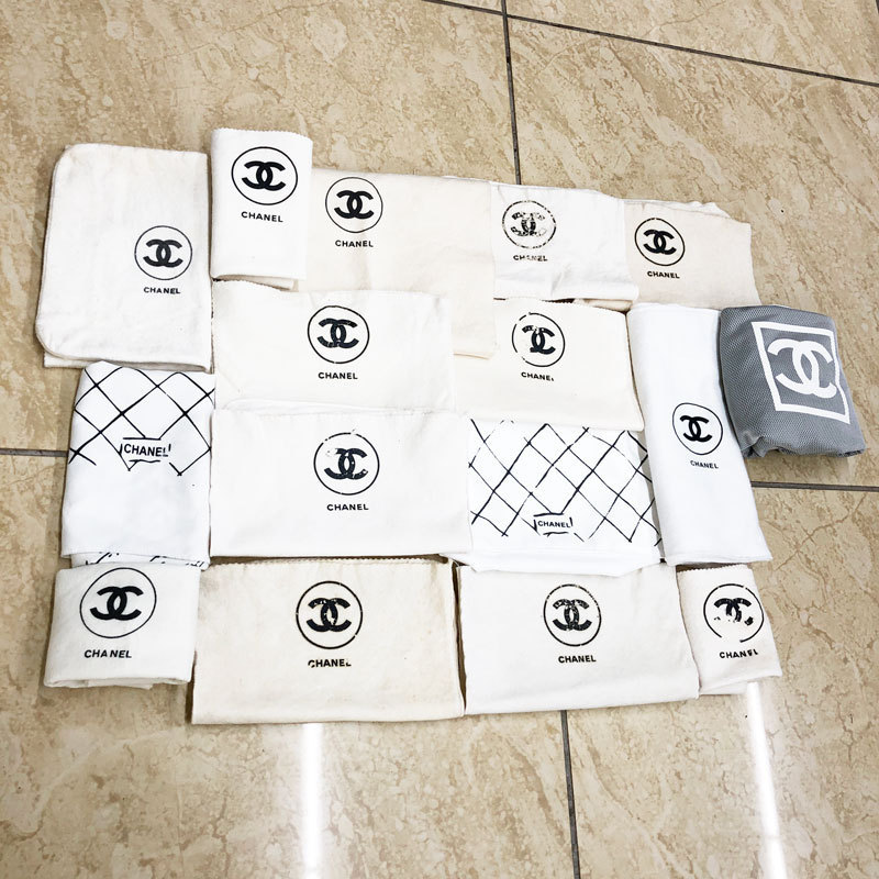 1円スタート シャネル CHANEL 保存袋 まとめ売り その他バッグ ホワイト N3188 シャネル CHANEL 1円スタート シルバー金具 美品 セット