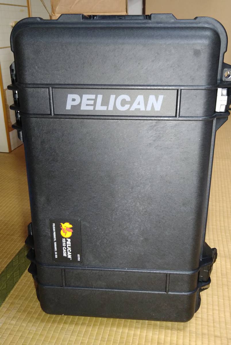 未使用品（中古扱い）PELICAN　ペリカンケース（フォームなし）1510 ケースのみ ブラック 機材用ケース _2