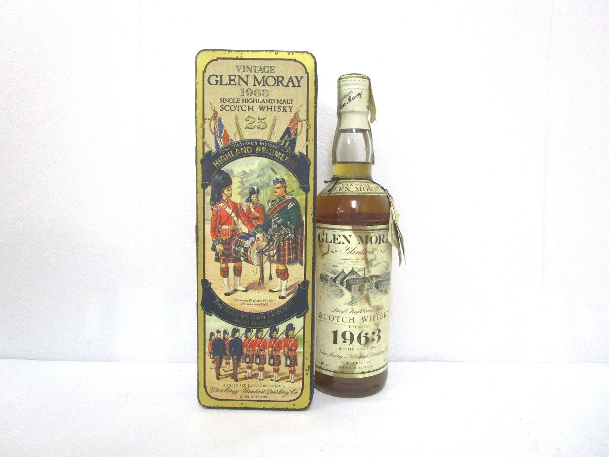 古酒 未開栓 GLEN MORAY 1963 グレンマレイ 25年 シングル ハイランド