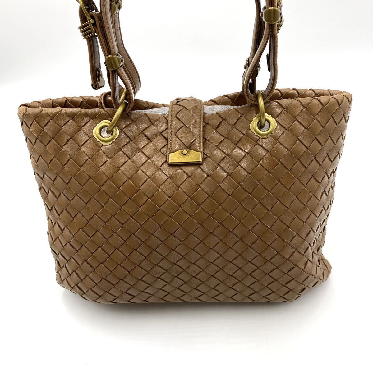 1円 BOTTEGA VENETA ボッテガヴェネタ イントレチャート べっ甲 