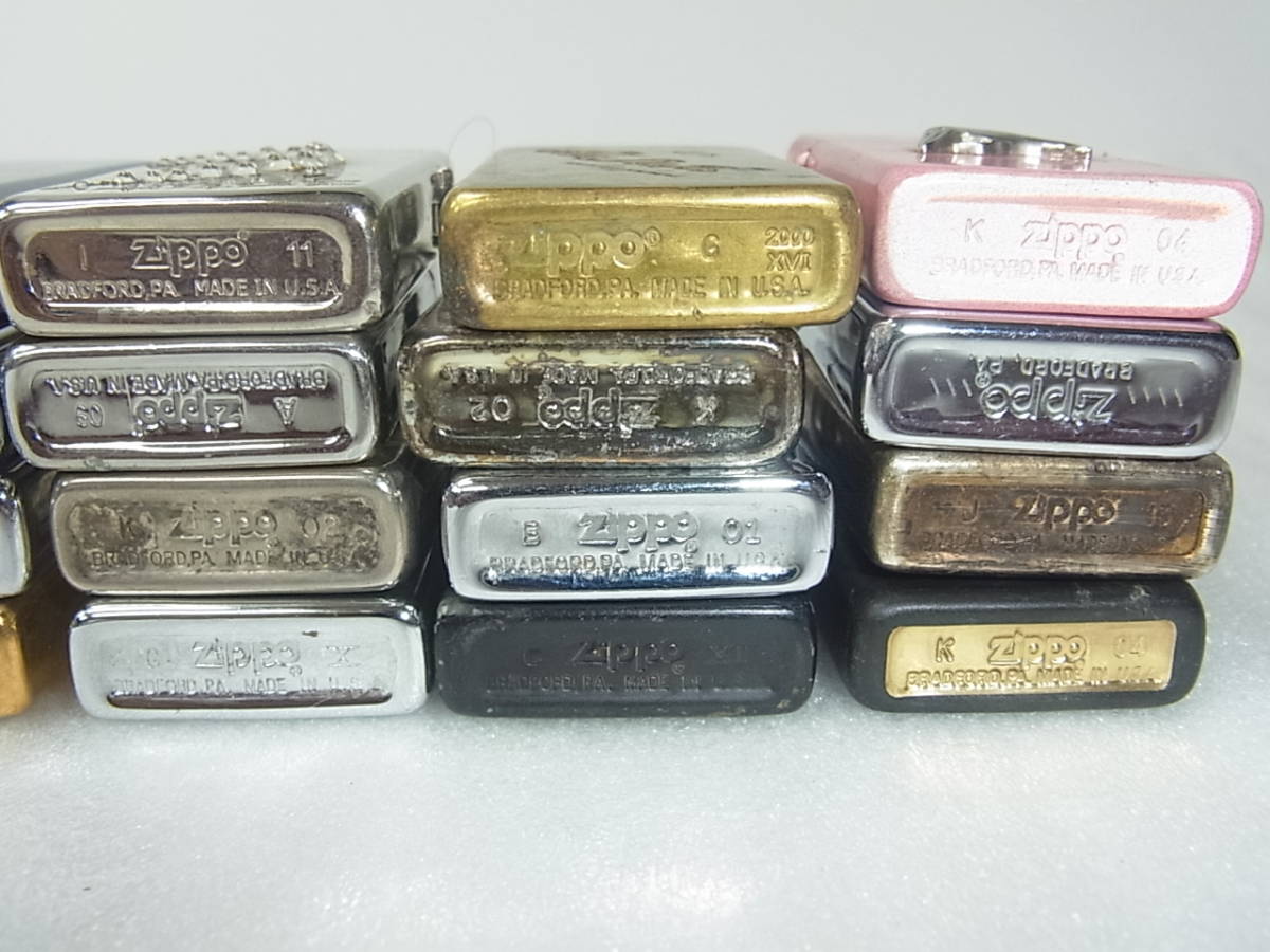 オイルライター ジッポー Zippo オイルライター6点まとめ売り ジャンク品ZIPPO 計7点セット 5064　Zippo　ジッポー　オイルライター　36個　USED品　ジャンク品
