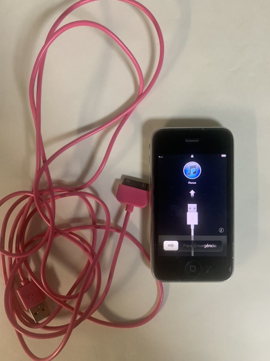 iPhone 3G ホワイト White 16 GB MB500J/A (A1241) 充電ケーブル付き_1