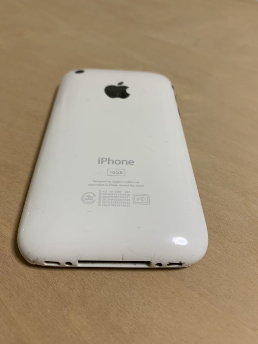 iPhone 3G ホワイト White 16 GB MB500J/A (A1241) 充電ケーブル付き_7