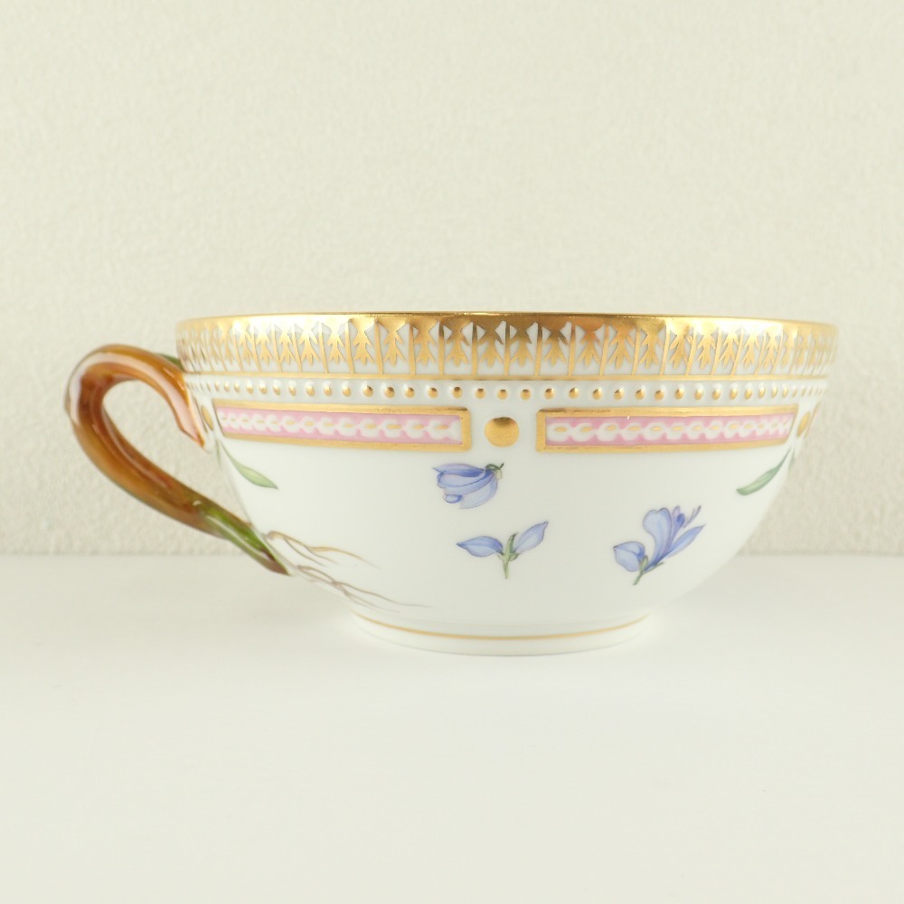 【美品/1円】 Royal Copenhagen ロイヤルコペンハーゲン フローラ ダニカ ティーカップ＆ソーサー 食器_3