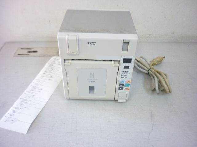 TEC 東芝テック リモートプリンタ キッチンプリンター KCP-200 ②