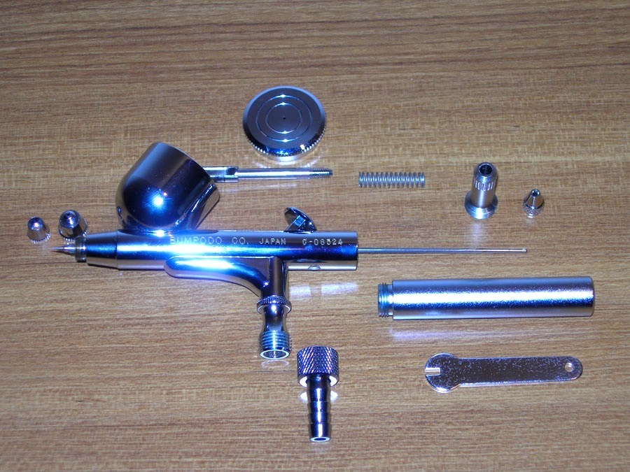 ハンドピース : トリガー式 3種口径エアブラシ 0.3mm+ | おすすめの