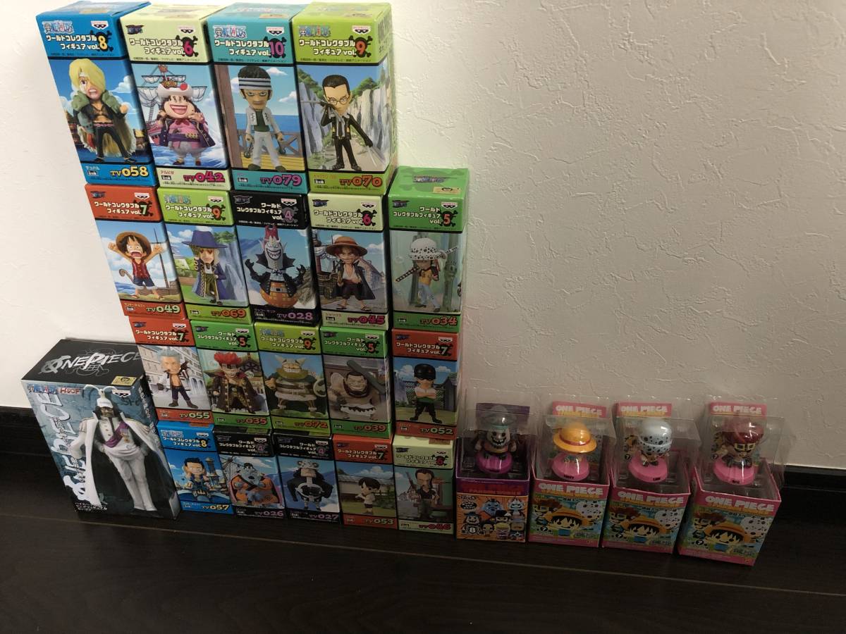 未開封】ワンピースフィギュアまとめ売りワールドコレクタブル超造形