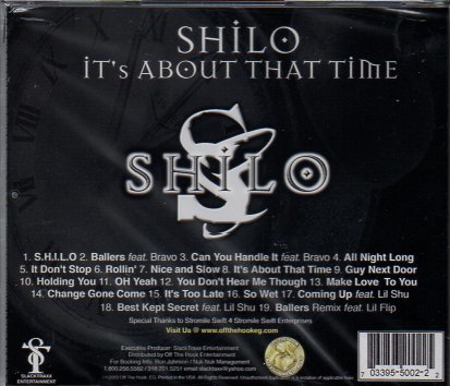 Shilo - Its About That Time インディソウル 新品 公式通販