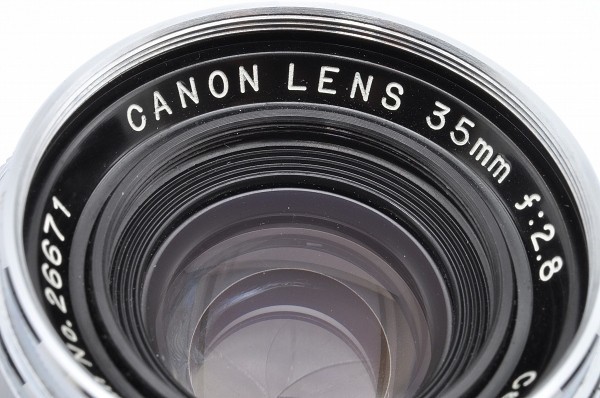 CANON LENS 35mm F2.8 キヤノン レンズ キャップ Lマウント L39 
