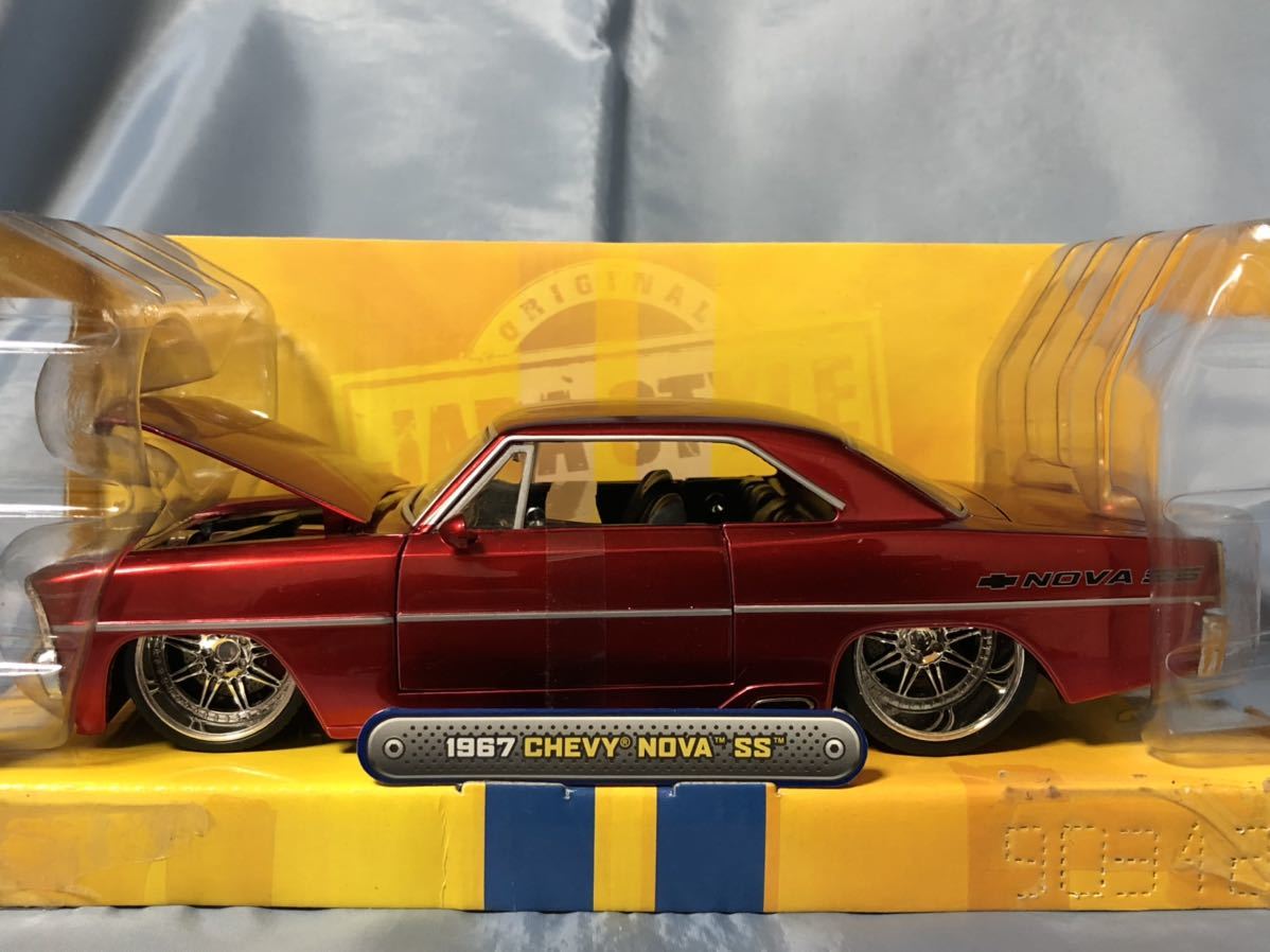 ジャダトイズ製 1967年 シボレー ノバ SS 1/24 SS Jada CHEVY yellow