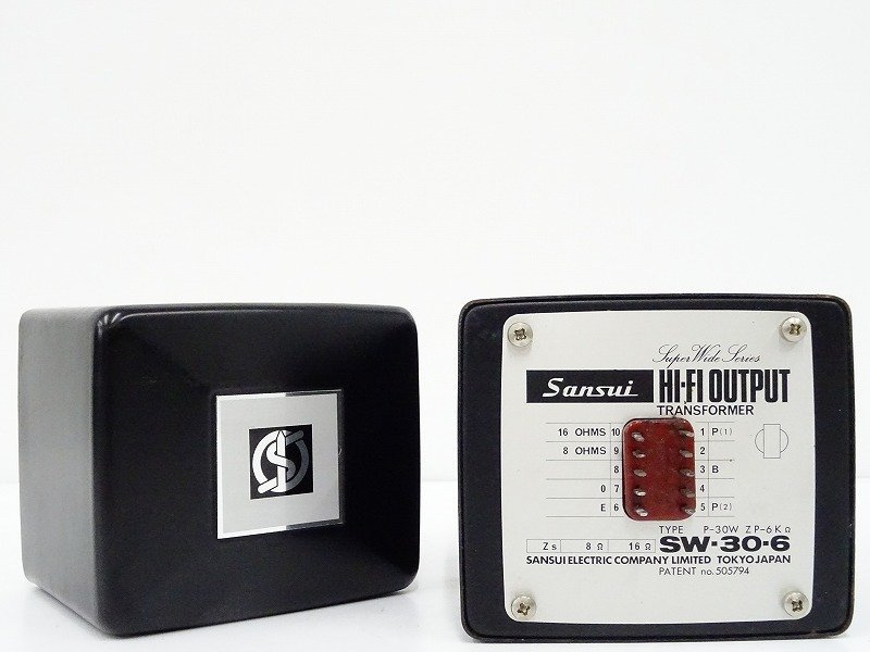 SANSUI CW-782 出力トランス ペア　サンスイ □□SANSUI SW-30-6 出力トランスペア サンスイ□□220514001J