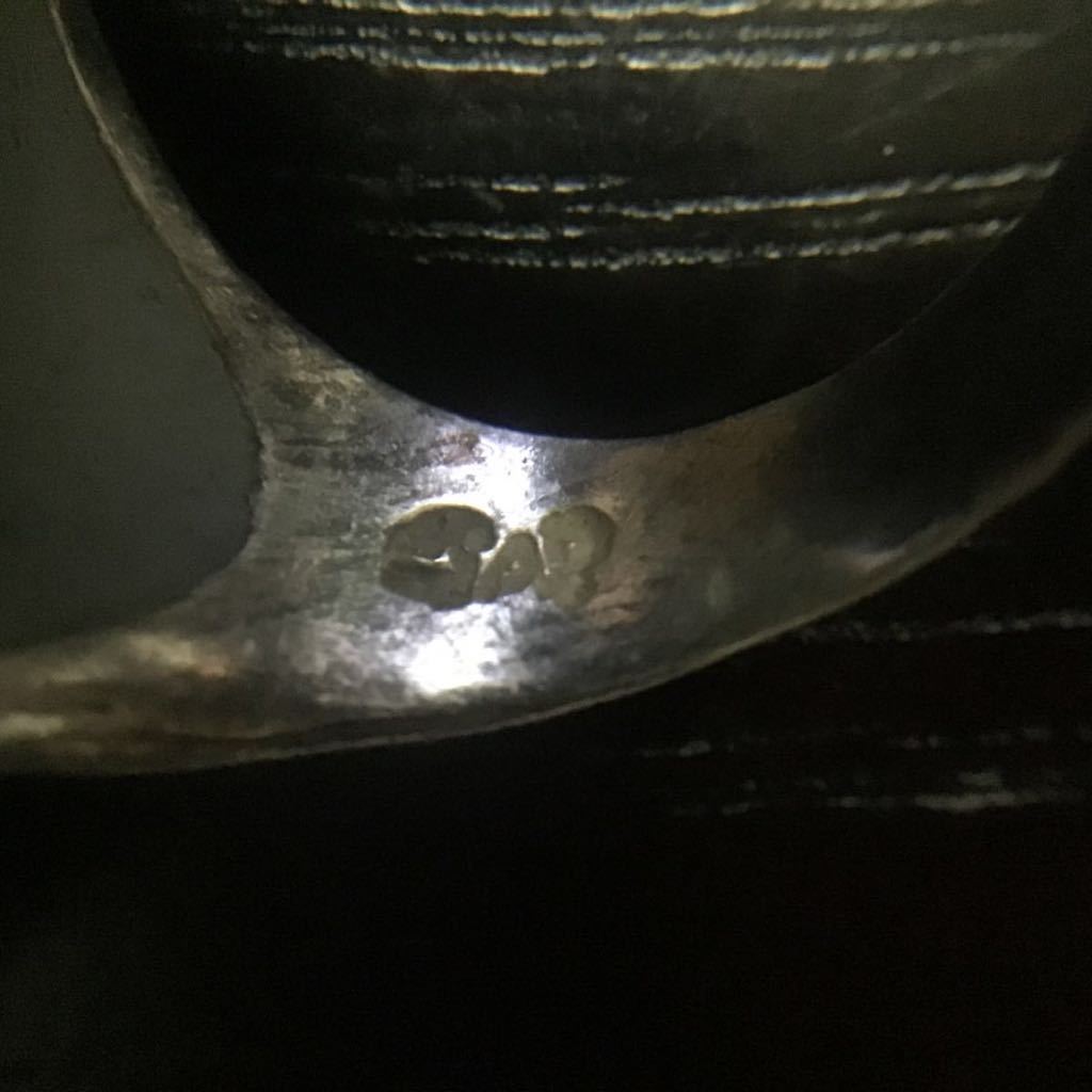 初期物レア JAP工房 SV925 義眼 シルバーリング 15号 TUSK&EYE ☆ 目玉 