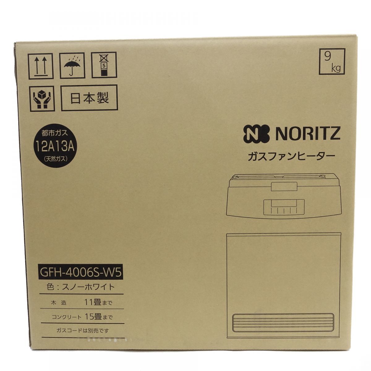 ガスファンヒーター ノーリツ GFH-4006S-W5 公式通販 Yahoo