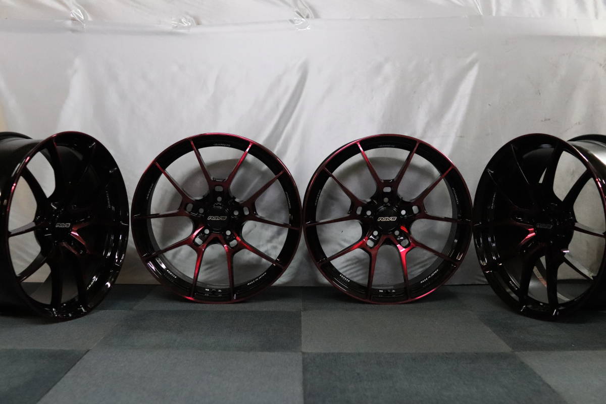 ☆送料無料☆RAYS VOLK RACING G025 BR/C 19インチ 8.5J +42 5/114.3 