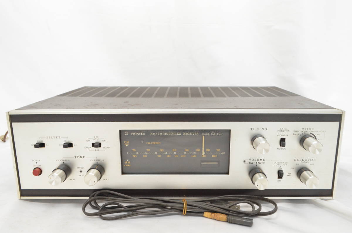 T◇PIONEER パイオニア SX-401 AM/FMレシーバー付 真空管アンプ