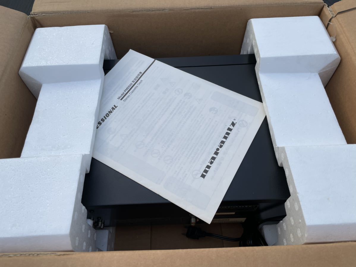 展示品☆未使用☆marantz☆マランツ☆PMD502F☆カセットデッキ☆説明