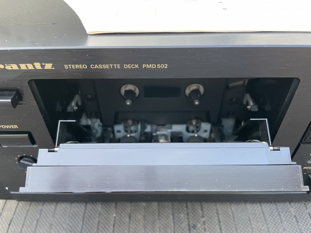 展示品☆未使用☆marantz☆マランツ☆PMD502F☆カセットデッキ☆説明
