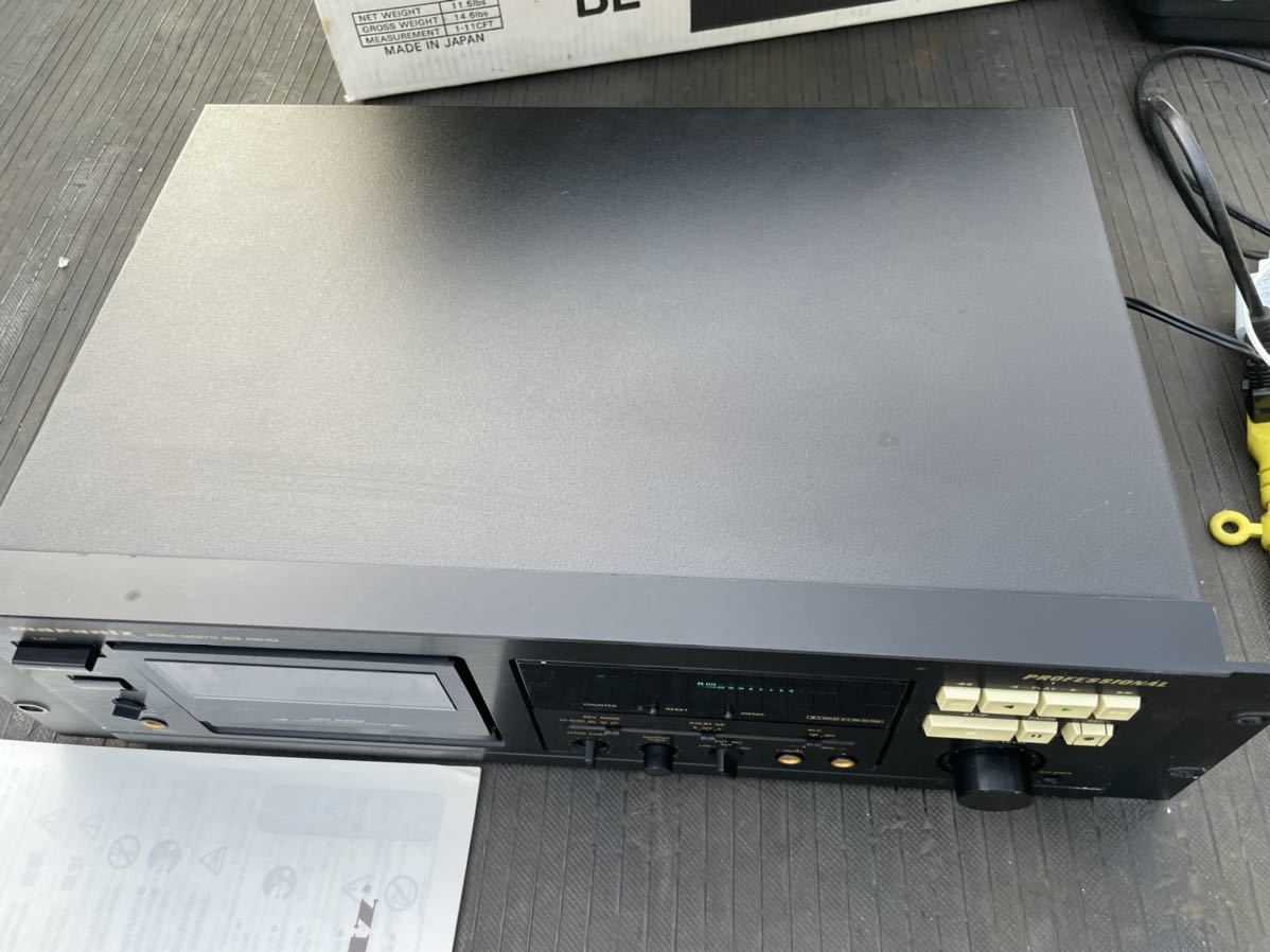 展示品☆未使用☆marantz☆マランツ☆PMD502F☆カセットデッキ☆説明
