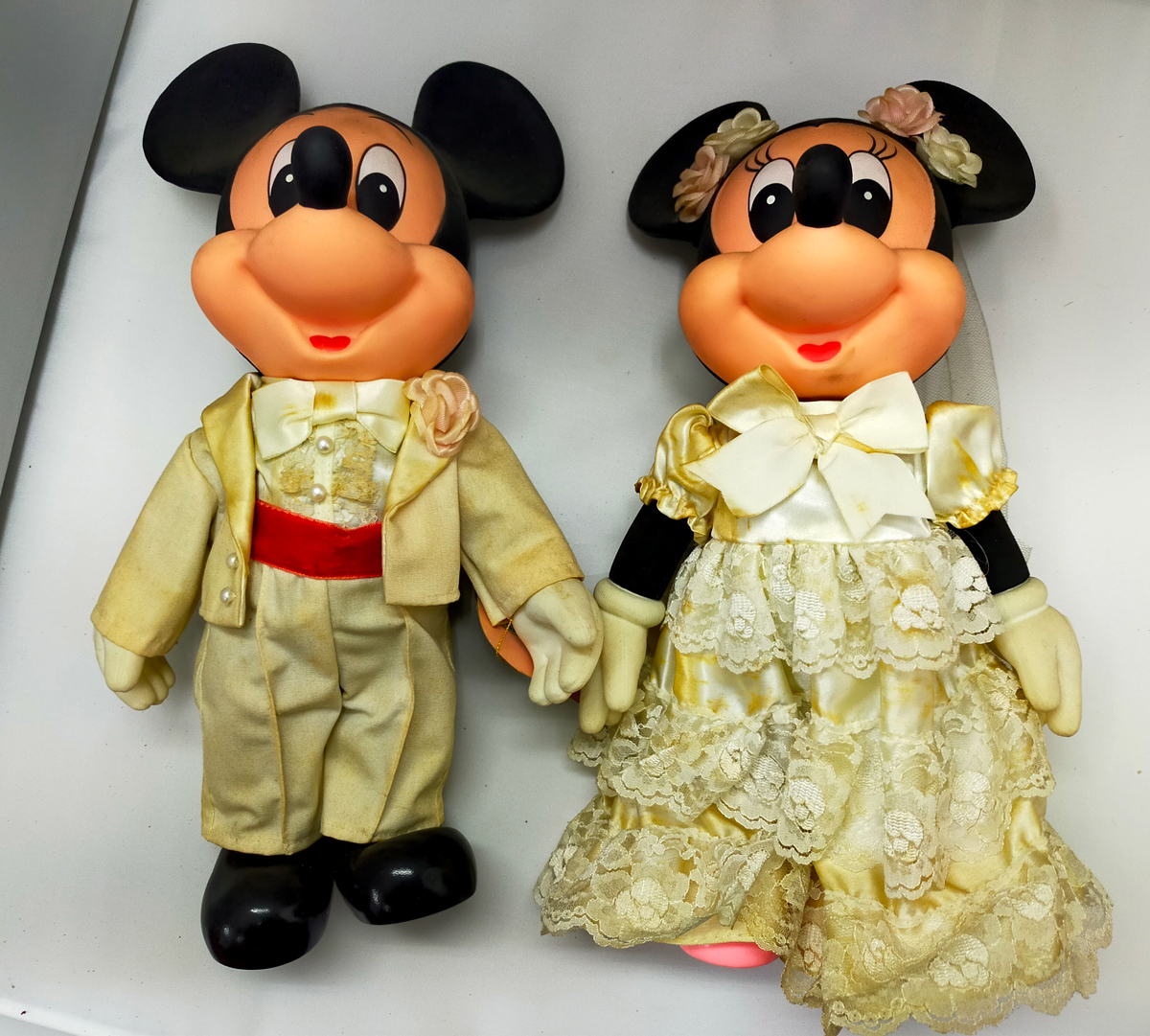 昭和レトロ トミー ミッキーマウス ミニーマウス ぬいぐるみ 
