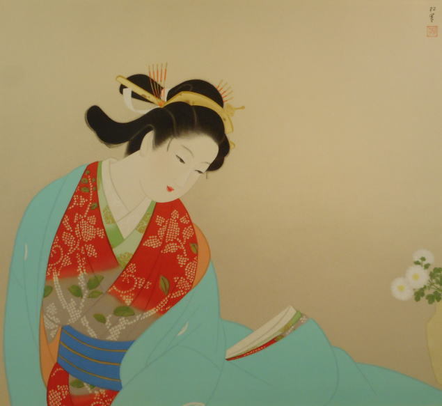 上村松園、舞仕度２、希少画集画、新品額装付 楽天市場】上村 松園 序の舞の通販 上村松園、舞仕度2、希少画集