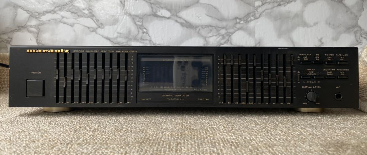 marantz EQ515 グラフィックイコライザー 通電OK 現状品 オーディオ