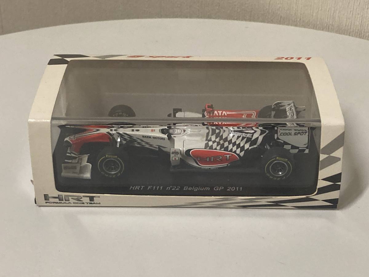 送料無料 スパーク 1/43 S3028 HRT F111 2011年ベルギーGP ＃22 D