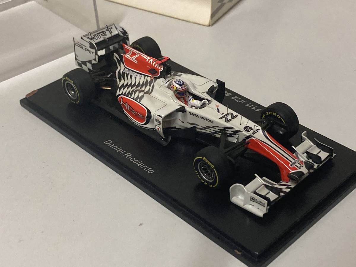 送料無料 スパーク 1/43 S3028 HRT F111 2011年ベルギーGP ＃22 D
