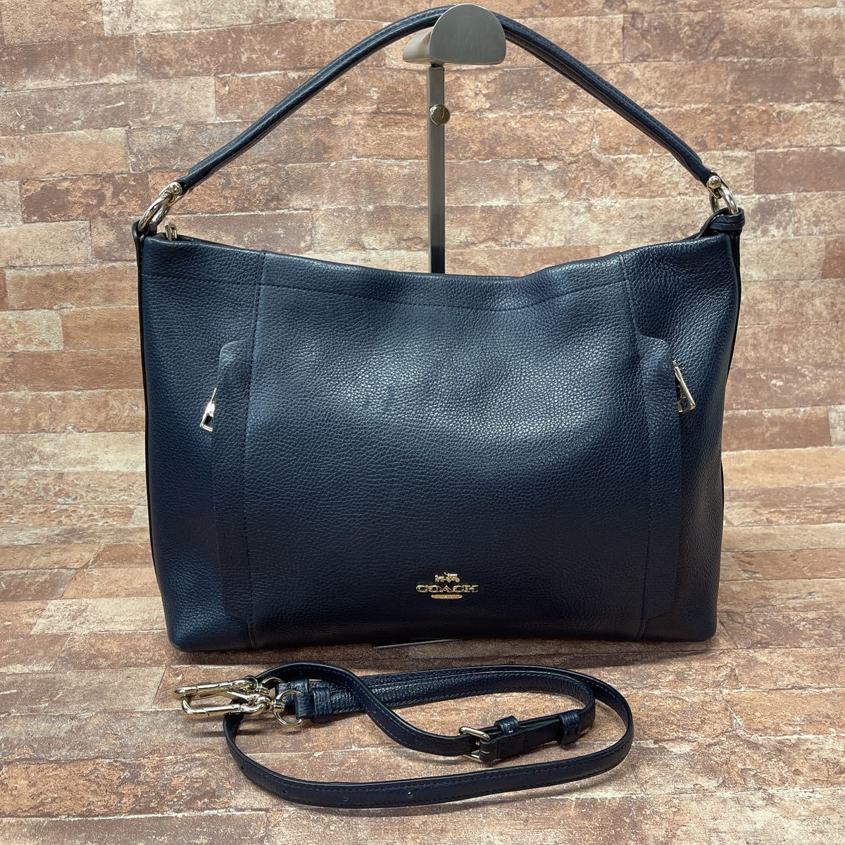 COACH コーチ 2way ショルダーバッグ ネイビー 【公式通販】