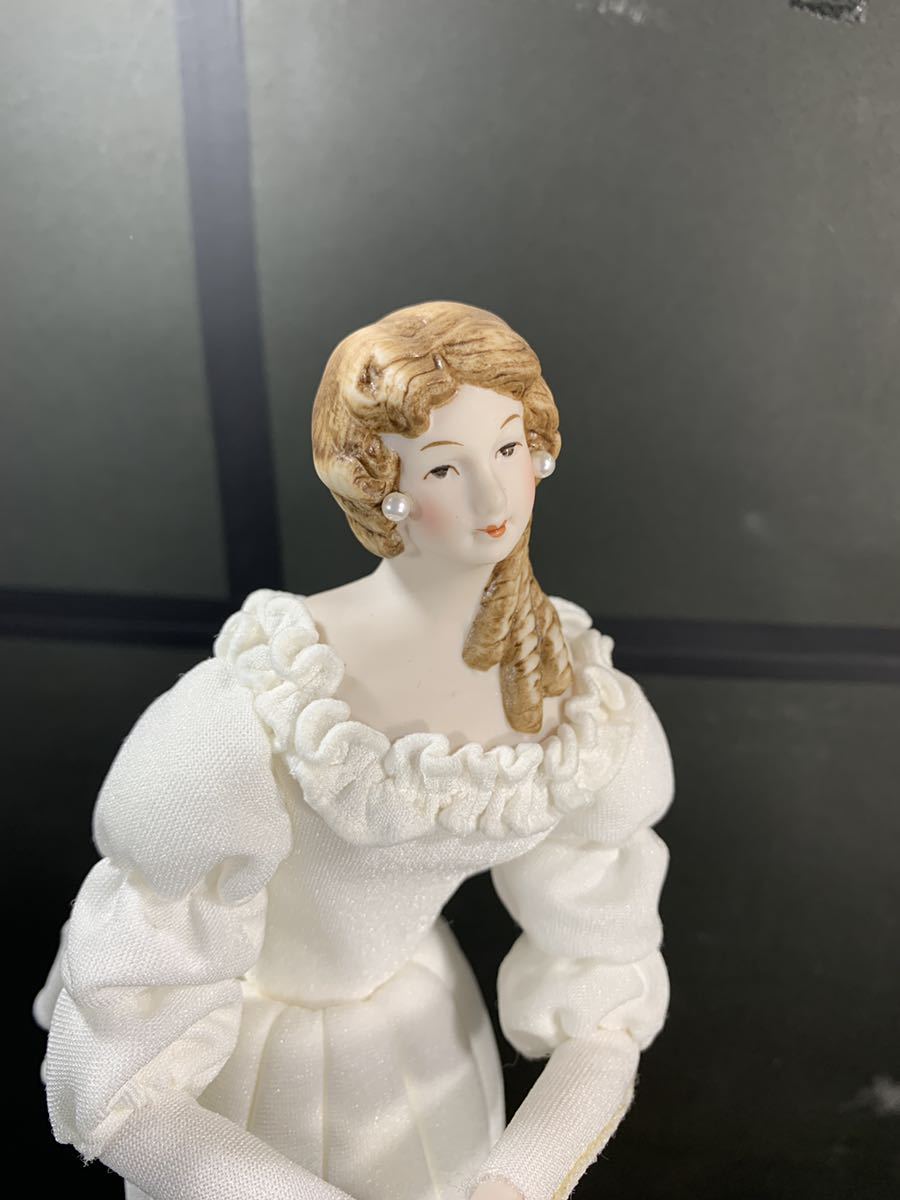 昭和レトロ 当時物 リボン スキヨ人形研究所 Bisucutt Roman ビスク