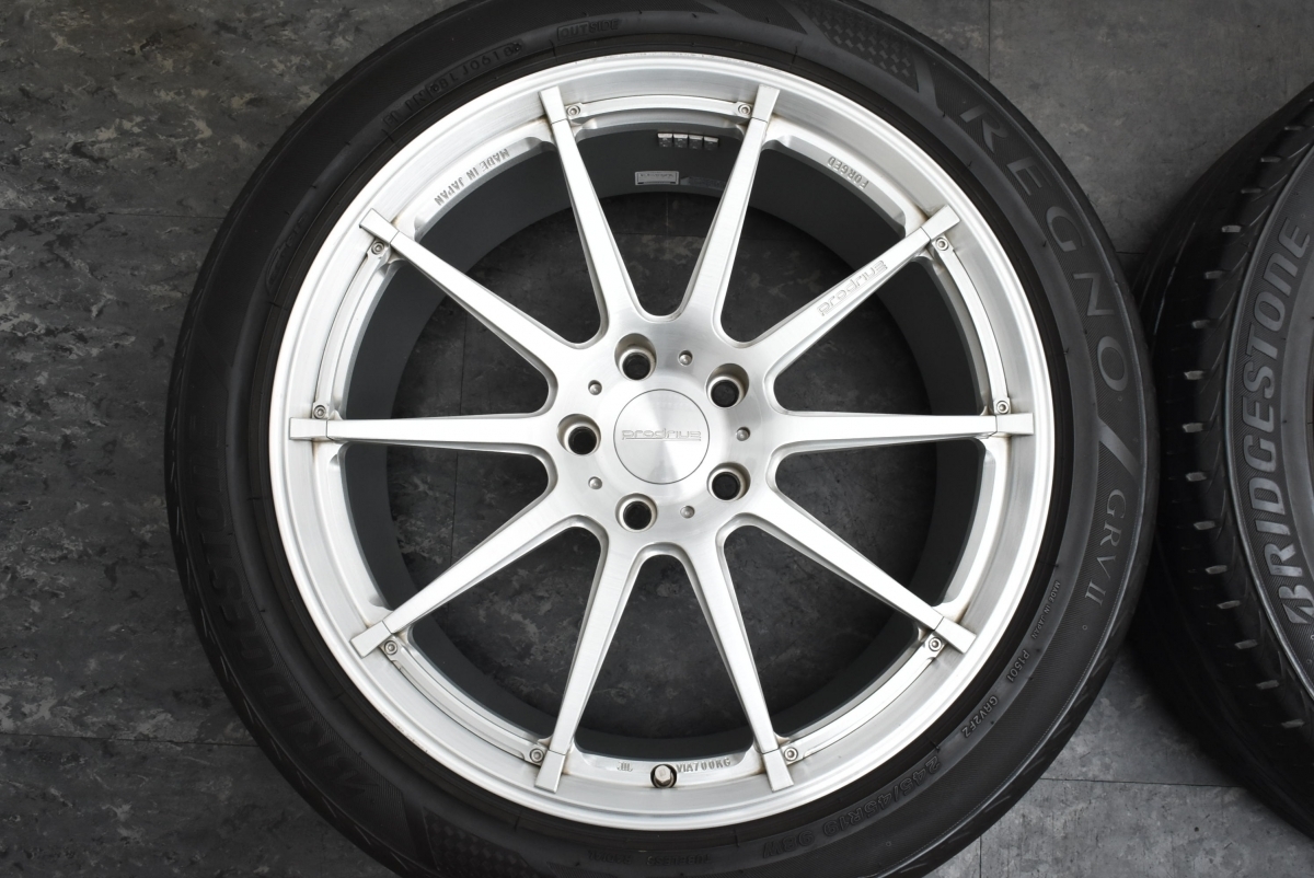 【鍛造 希少品】プロドライブ GC-0100S 19in 8.5J +30 PCD114.3 ブリヂストン レグノ 245/45R19 アルファード ヴェルファイア エルグランド GC-0100s プロドライブ 10&frasl;31迄 自動車タイヤ&frasl;ホイール のパーツレビュー 2本