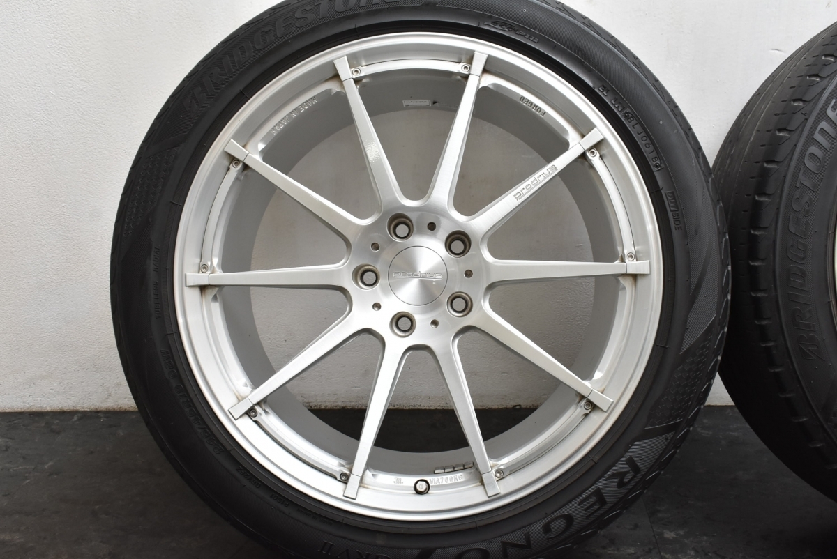 【鍛造 希少品】プロドライブ GC-0100S 19in 8.5J +30 PCD114.3 ブリヂストン レグノ 245/45R19 アルファード ヴェルファイア エルグランド GC-0100s プロドライブ 10&frasl;31迄 自動車タイヤ&frasl;ホイール のパーツレビュー 2本