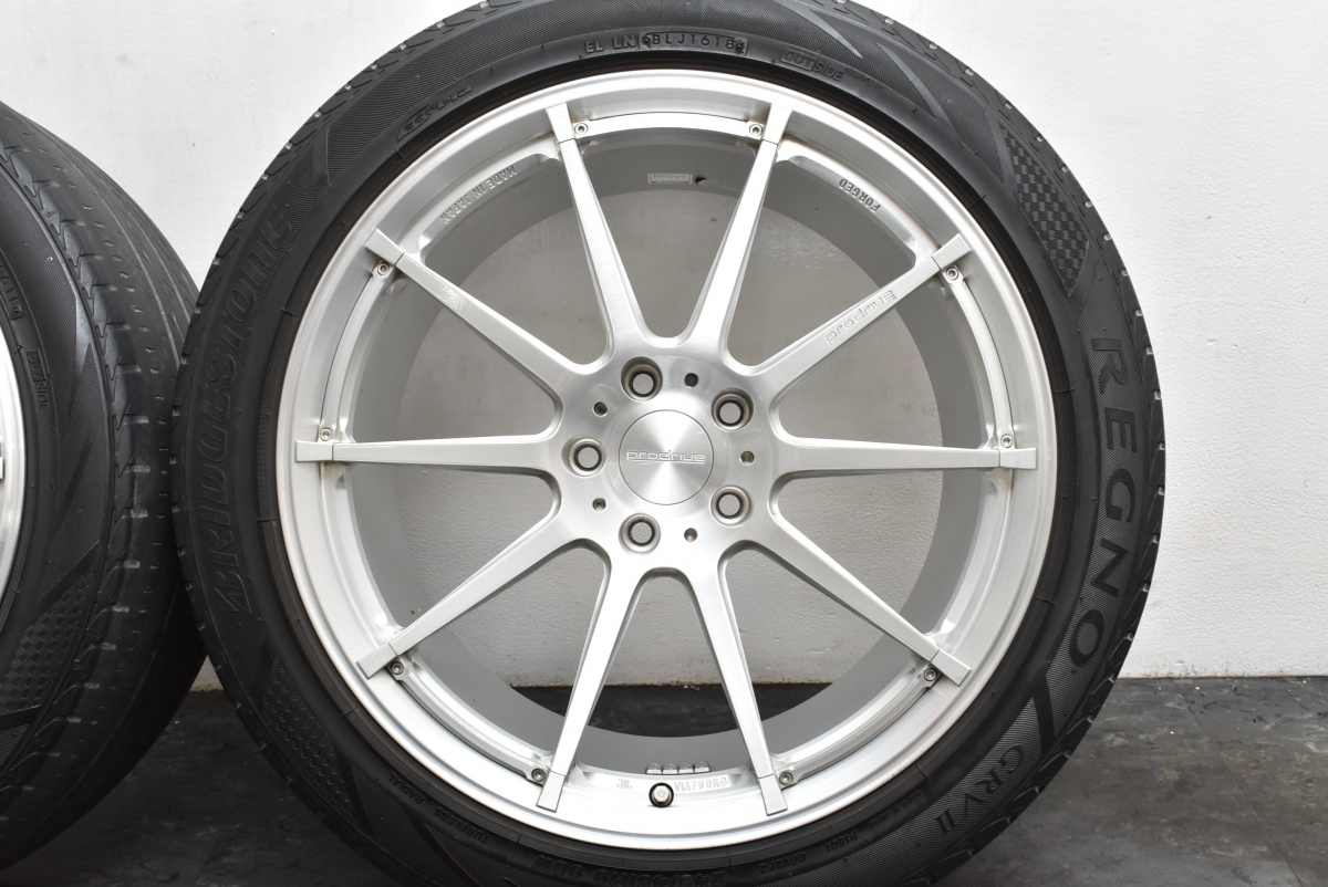 【鍛造 希少品】プロドライブ GC-0100S 19in 8.5J +30 PCD114.3 ブリヂストン レグノ 245/45R19 アルファード ヴェルファイア エルグランド GC-0100s プロドライブ 10&frasl;31迄 自動車タイヤ&frasl;ホイール のパーツレビュー 2本
