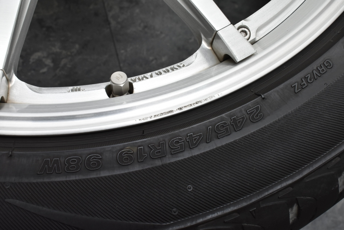 【鍛造 希少品】プロドライブ GC-0100S 19in 8.5J +30 PCD114.3 ブリヂストン レグノ 245/45R19 アルファード ヴェルファイア エルグランド GC-0100s プロドライブ 10&frasl;31迄 自動車タイヤ&frasl;ホイール のパーツレビュー 2本