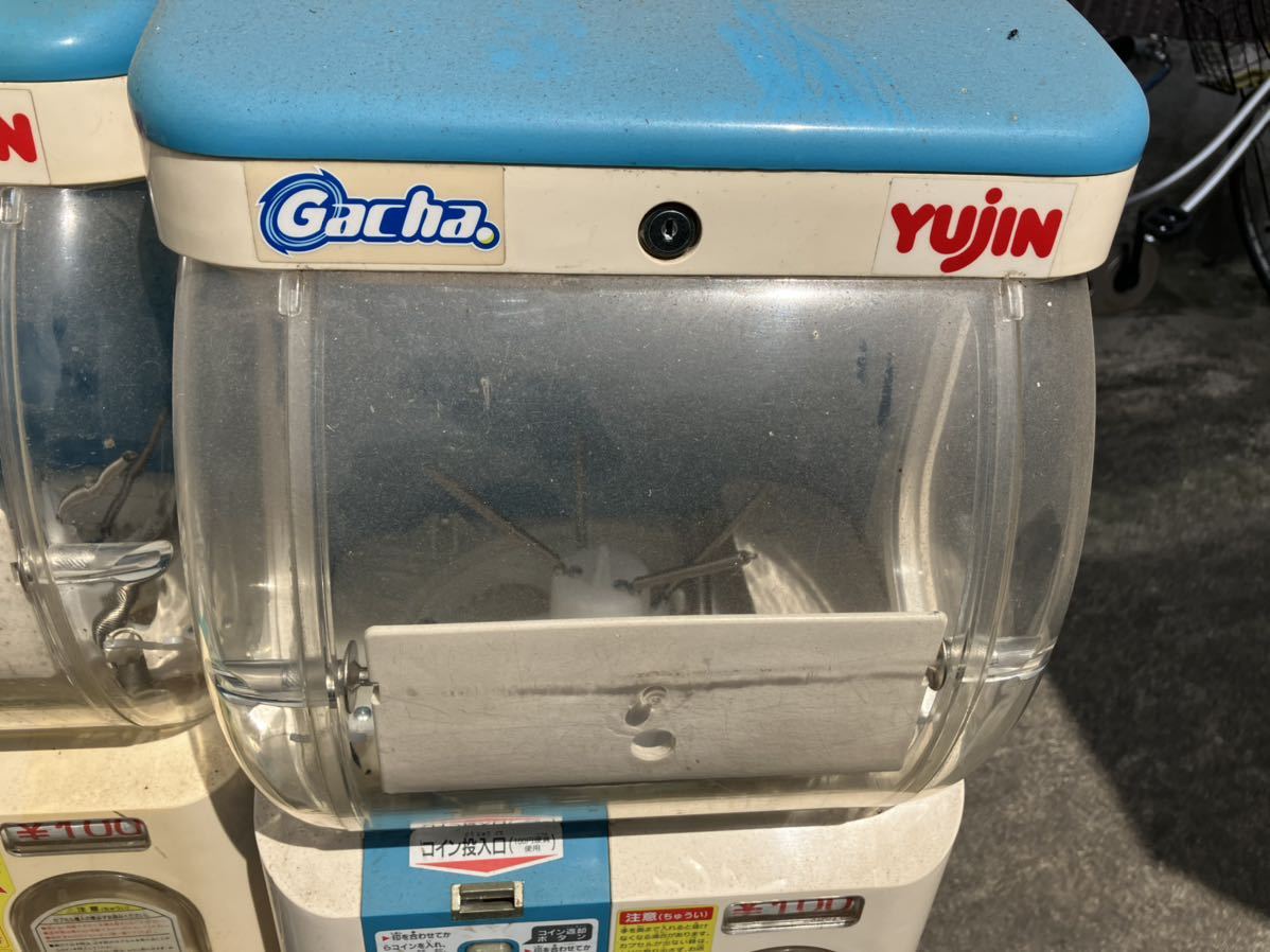 福岡発☆10台セット！ガチャガチャ本体☆スリムボーイユージン 